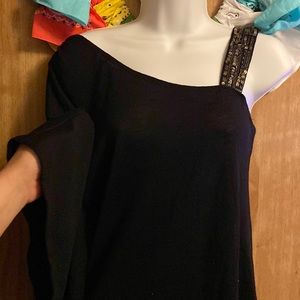 Wrapper Cold Shoulder Top